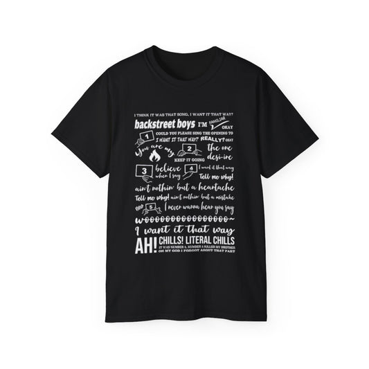 I want it that way shirt
