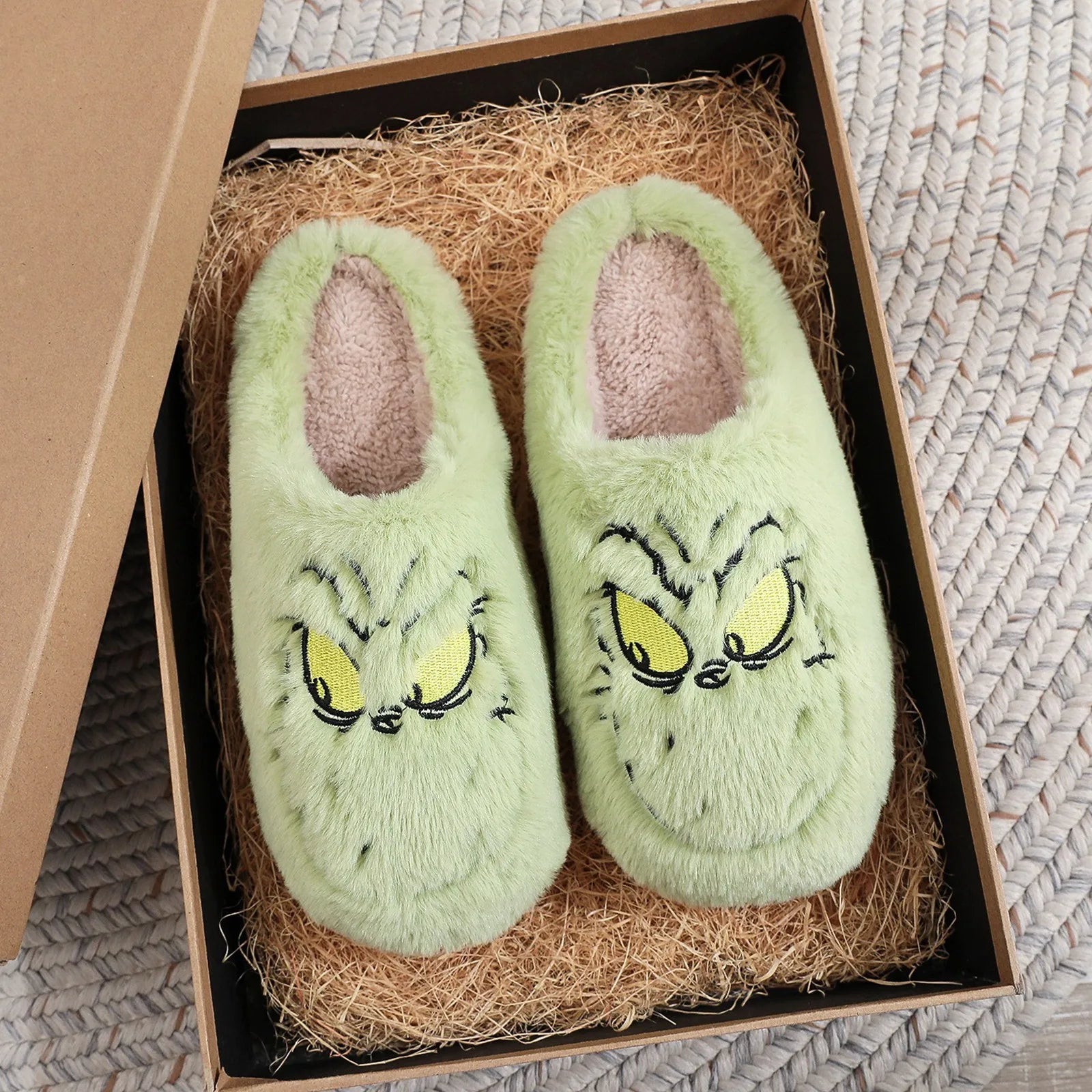 The Grinch slides