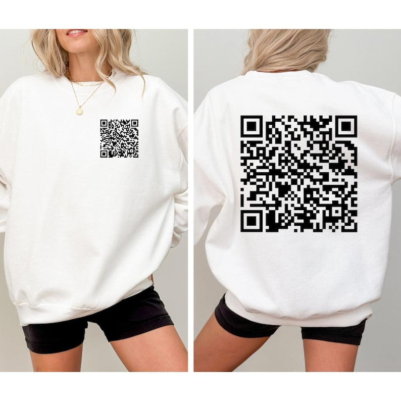 QR Code F U hoodie