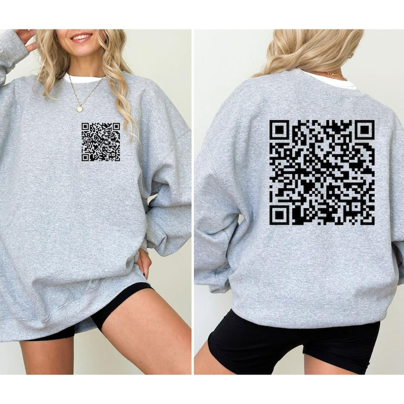 QR Code F U hoodie