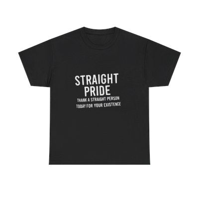 Straight pride t-shirt