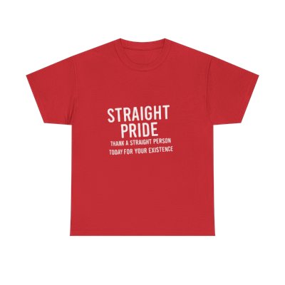 Straight pride t-shirt