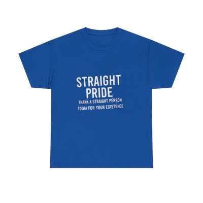 Straight pride t-shirt