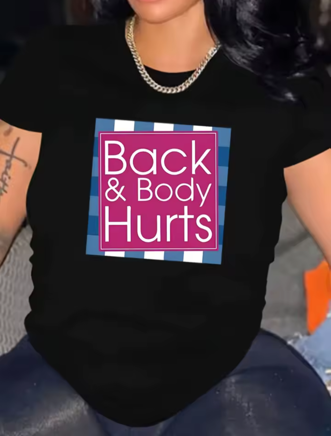 Back and body hurts shirt